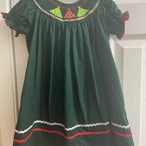2t smocked Christmas dress